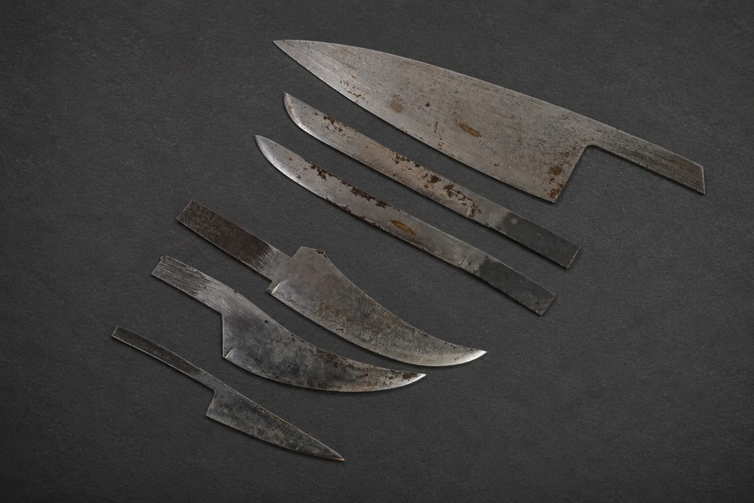 Handmade early knives by Lloyd Harding