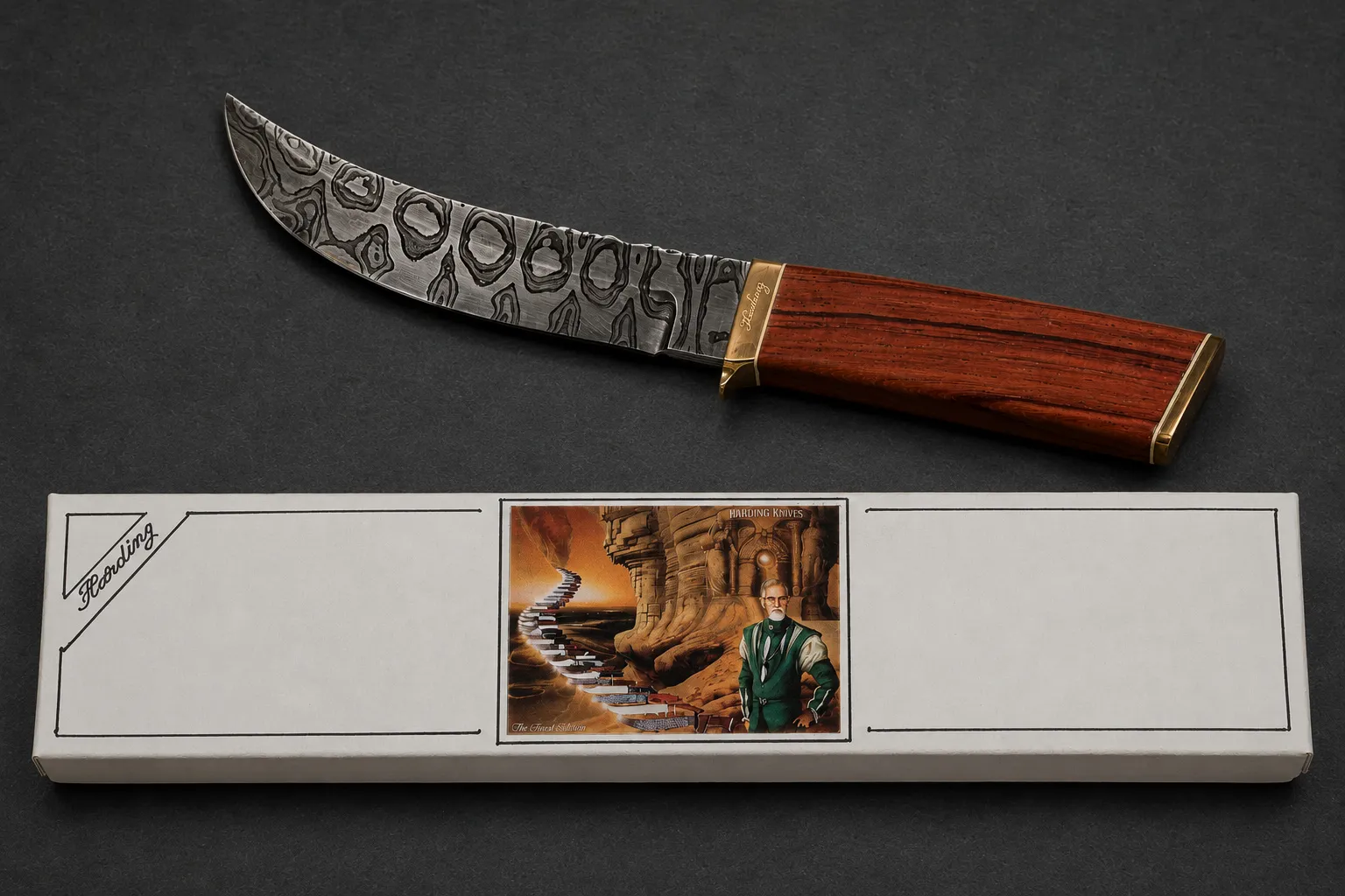 Handmade hunting knives by Lloyd Harding