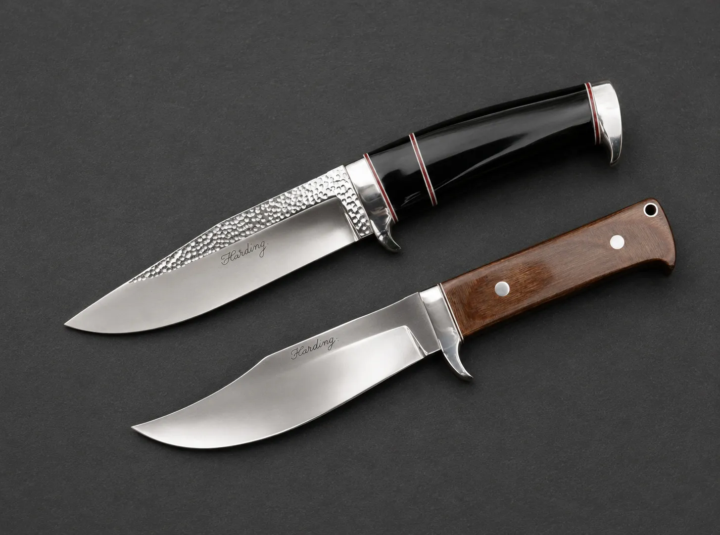 Handmade hunting knives by Lloyd Harding