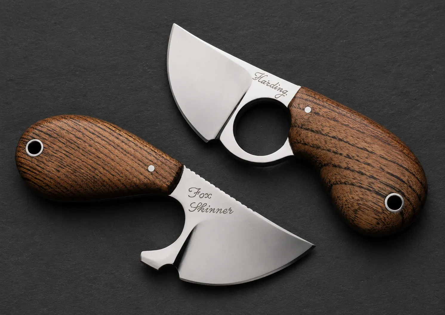 Handmade miniature knives by Lloyd Harding