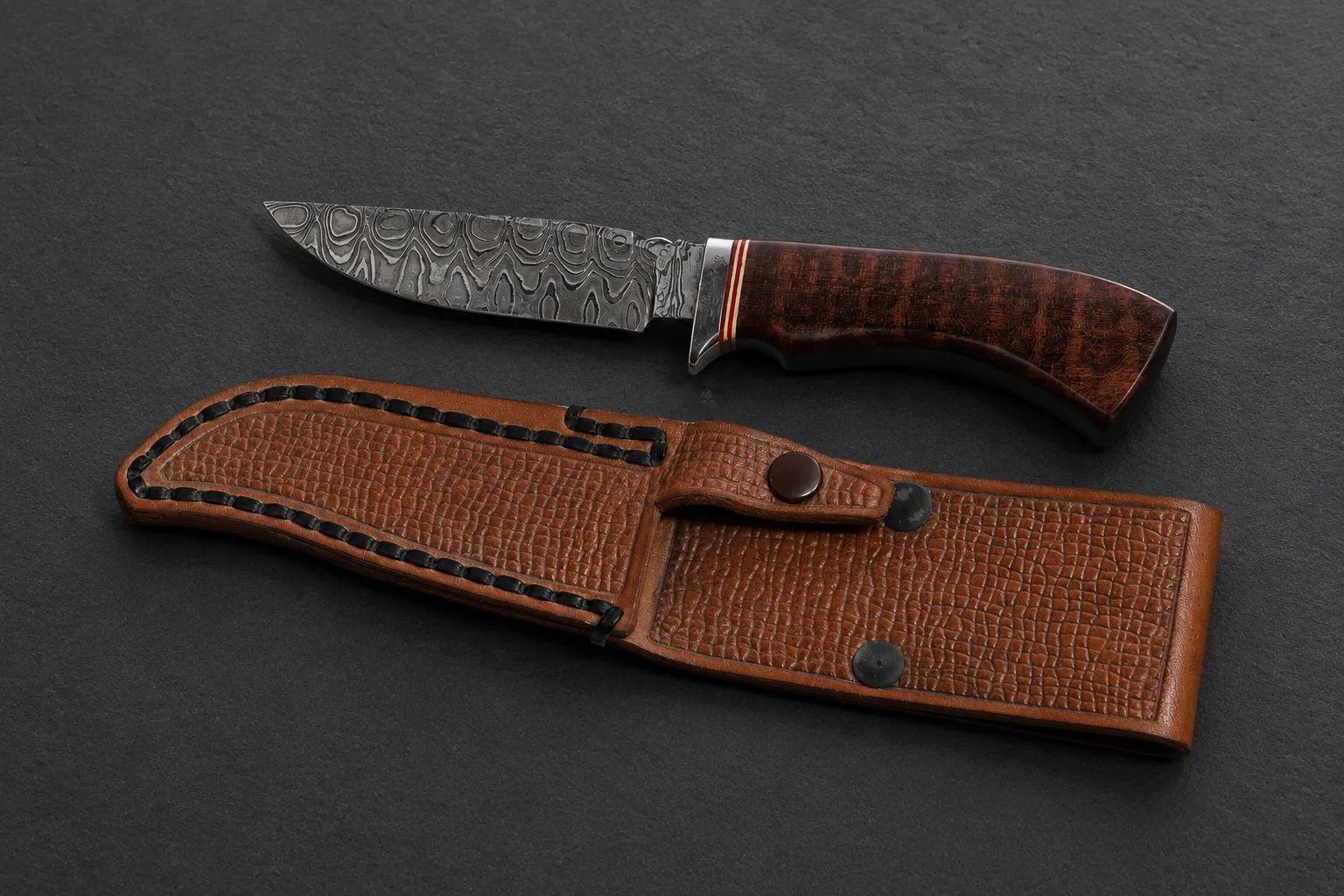 Handmade skinning knives by Lloyd Harding