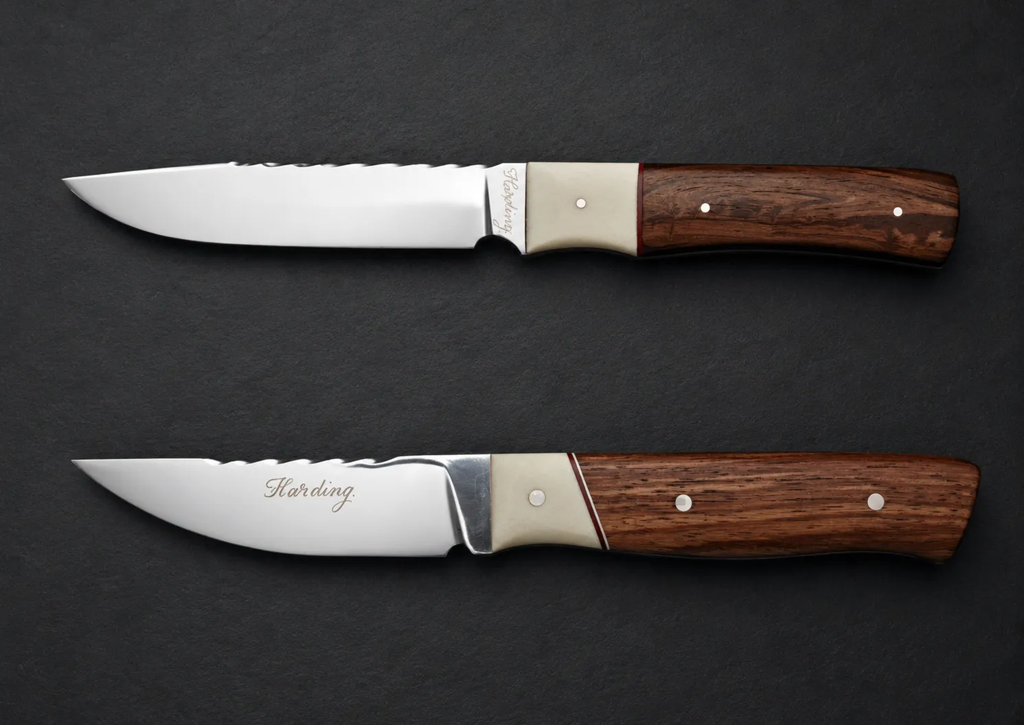 Handmade utility knives by Lloyd Harding