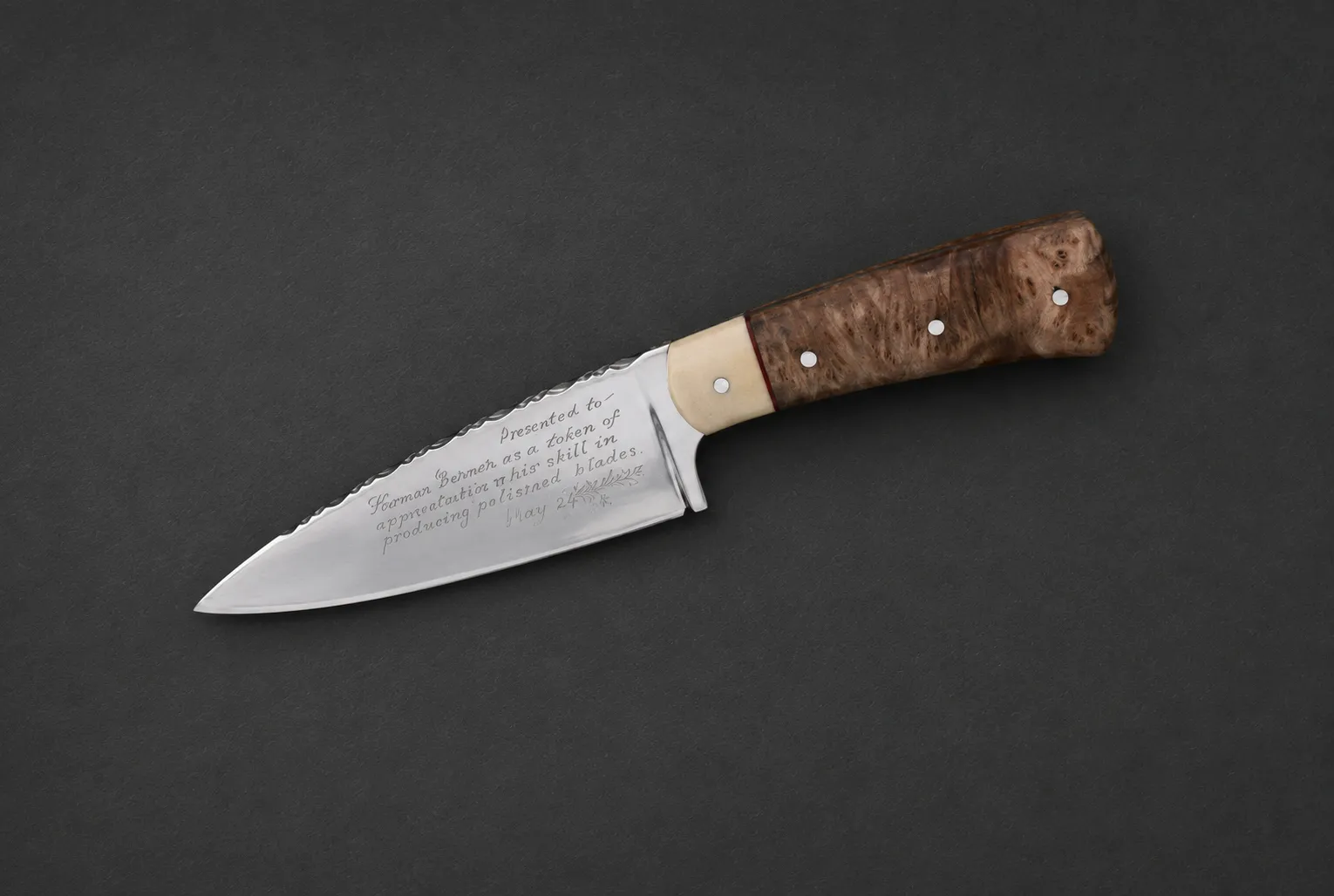 Handmade wedding knives by Lloyd Harding